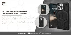 Ốp lưng iPhone 16 Series UAG chống sốc Monarch Pro Kevlar